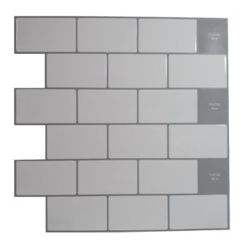 3D Azulejo Subway Paris Blanco 71